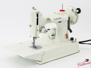 Load image into Gallery viewer, Singer Featherweight 221 Sewing Machine, WHITE - EV782***