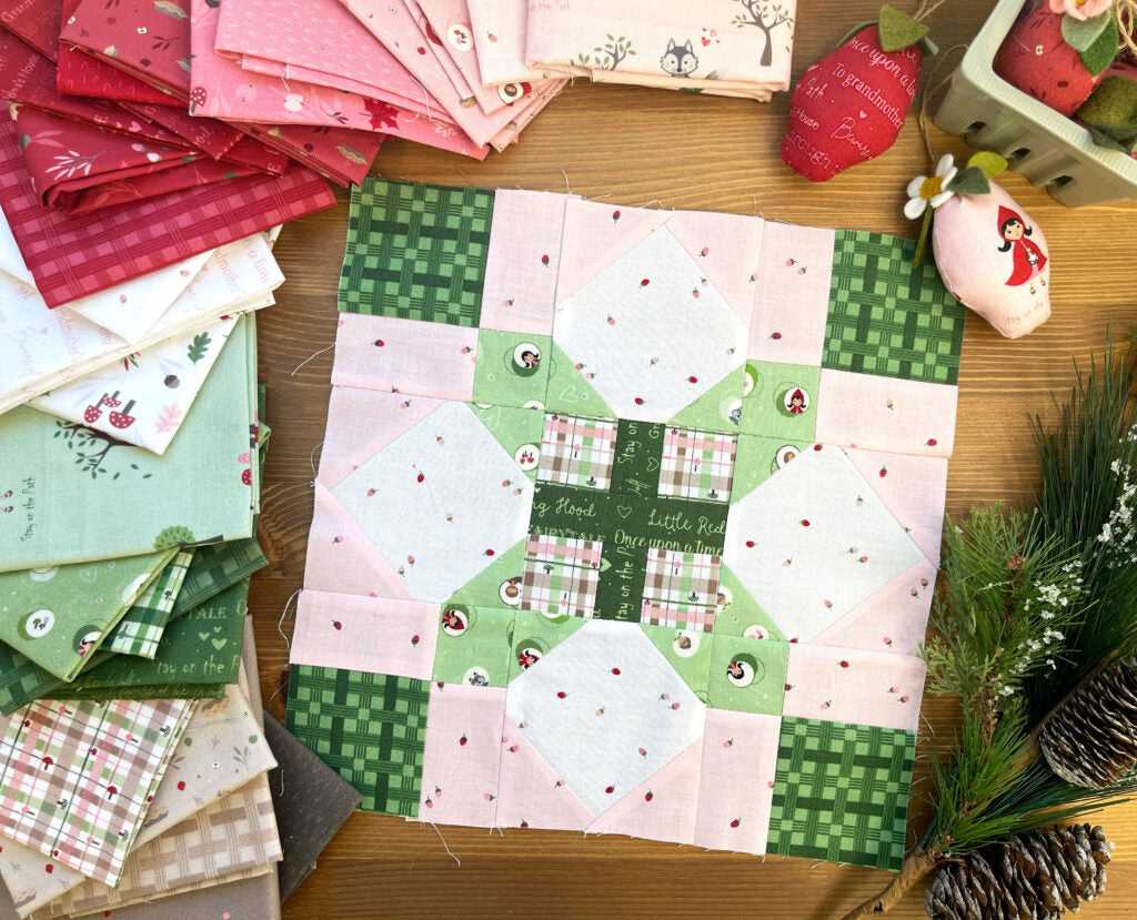 PATTERN, Strawberry Basket Quilt by Jennifer Long