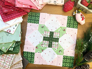 Load image into Gallery viewer, PATTERN, Strawberry Basket Quilt by Jennifer Long