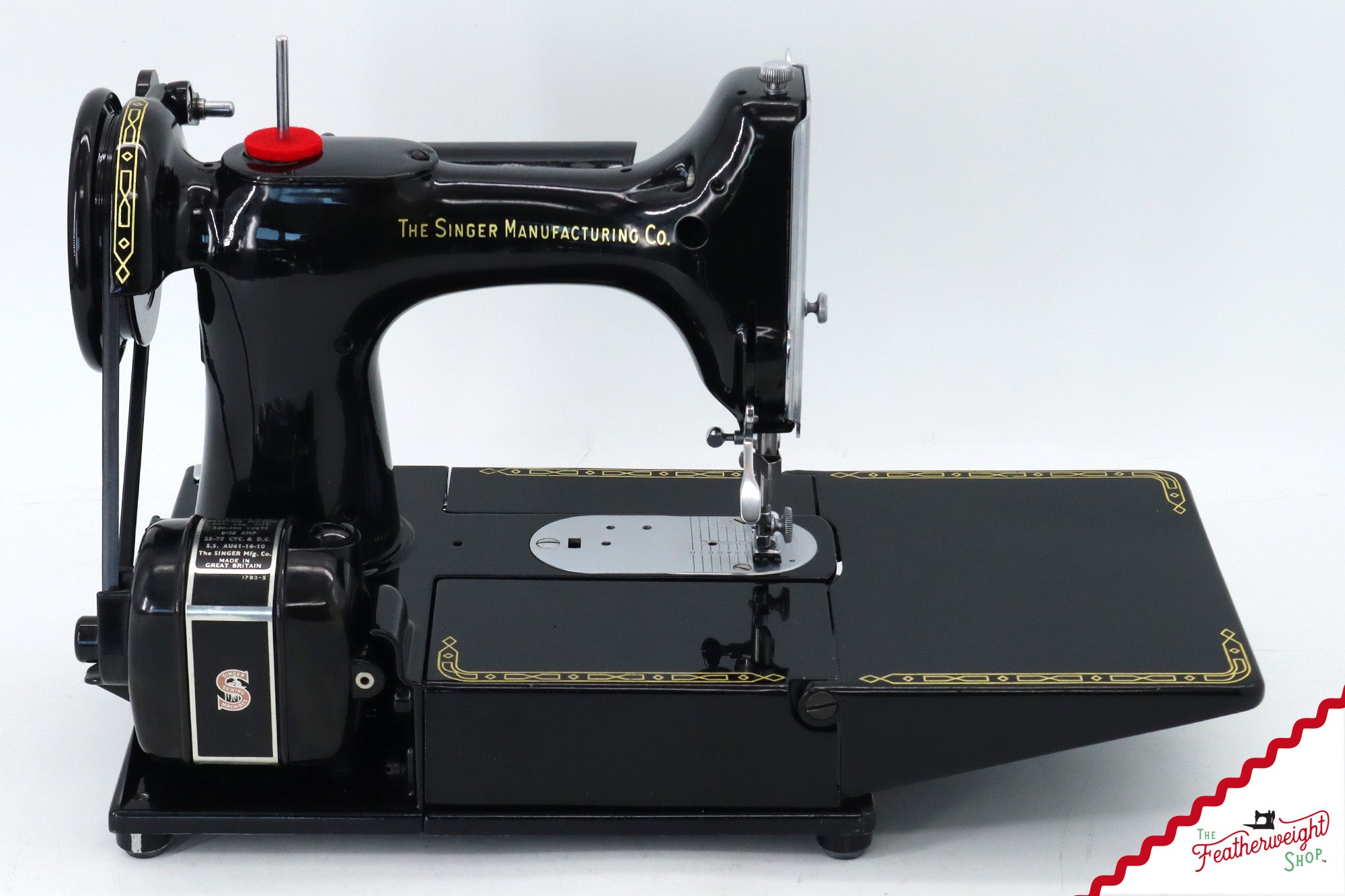 Singer Featherweight 222K Sewing Machine, Red 'S' - EP76001* - 1959