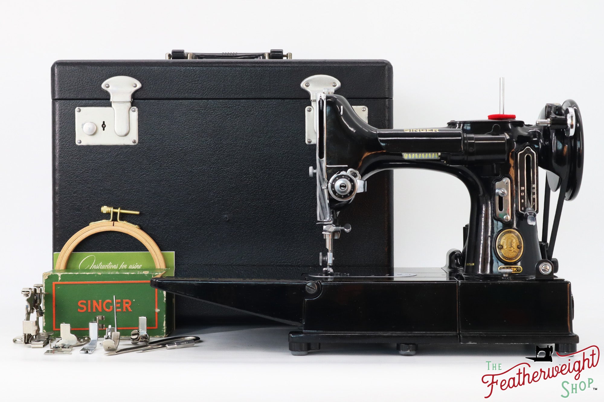 Singer Featherweight 222K Sewing Machine - EJ61707*, 1954