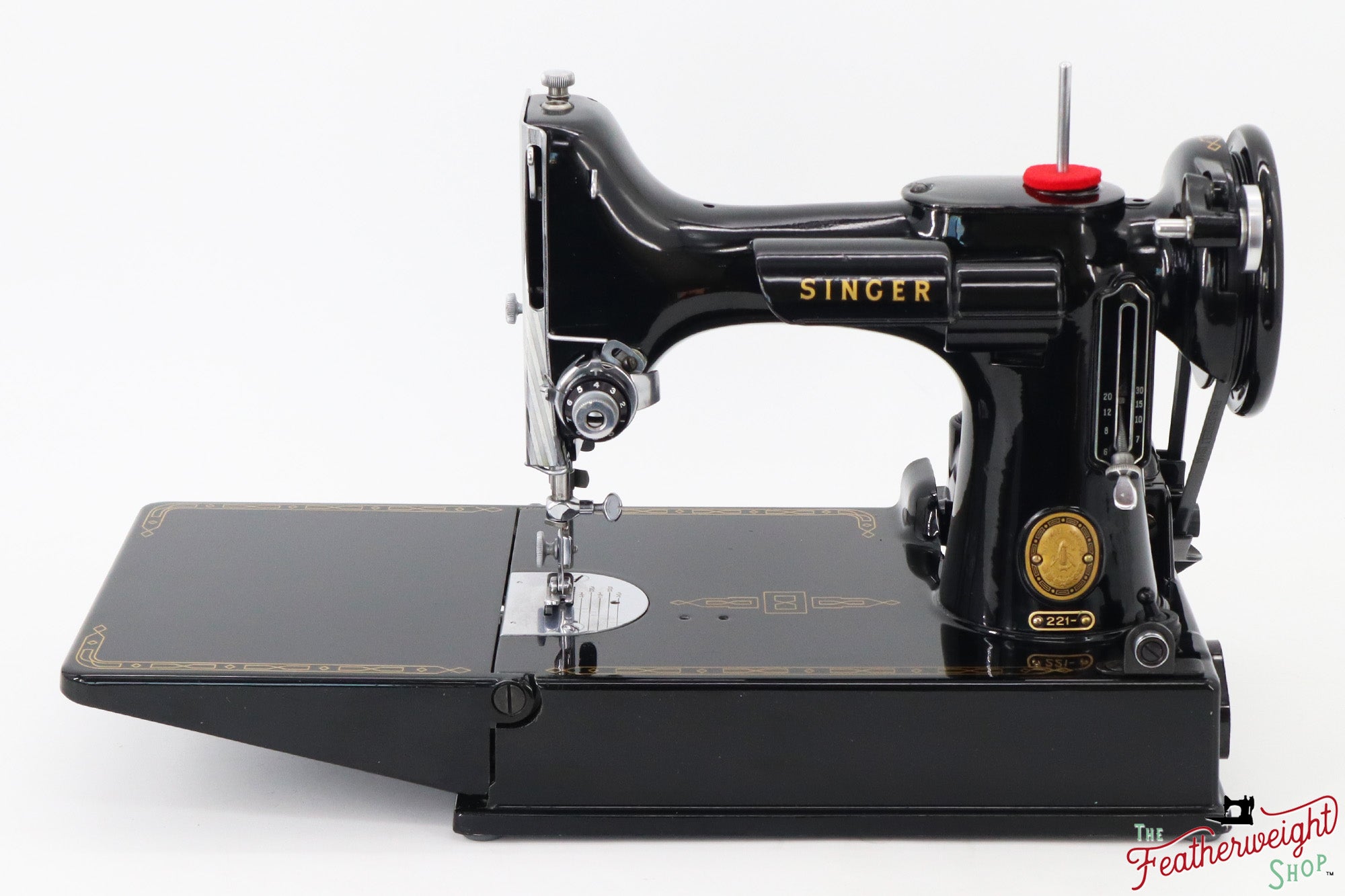 Singer Featherweight 221 Sewing Machine, AL909*** - 1955