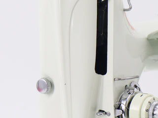 Load image into Gallery viewer, Singer Featherweight 221K Sewing Machine, WHITE FA203*** - RARE Case!