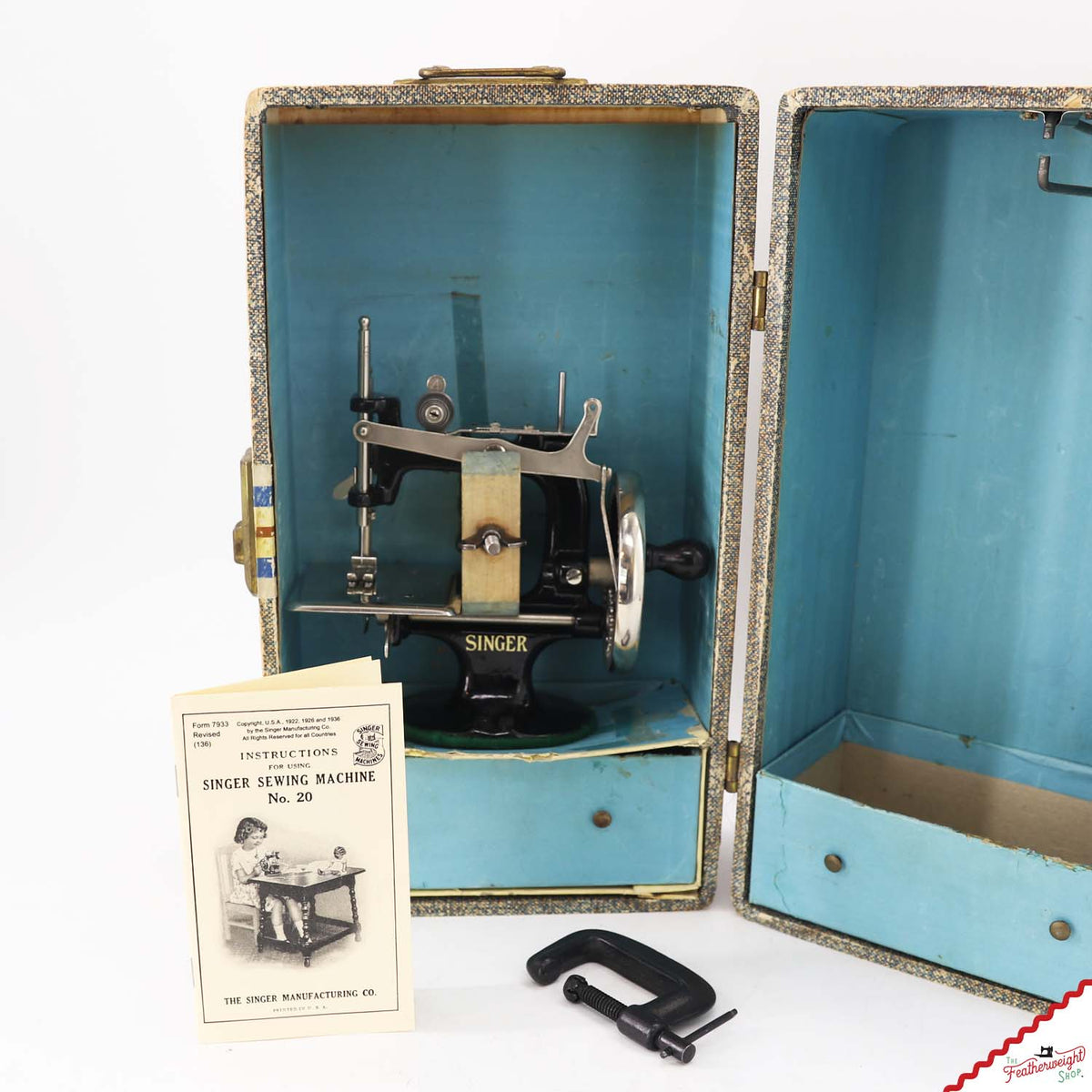 Singer Sewhandy Model 20 - Black, Complete Case Set! October 2026