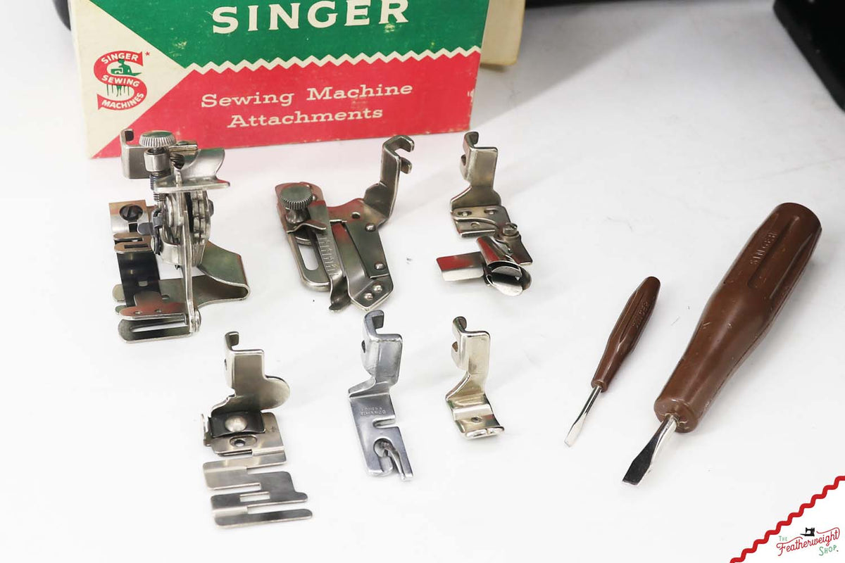 Singer Featherweight 221K Sewing Machine, RED "S" - ES2490**