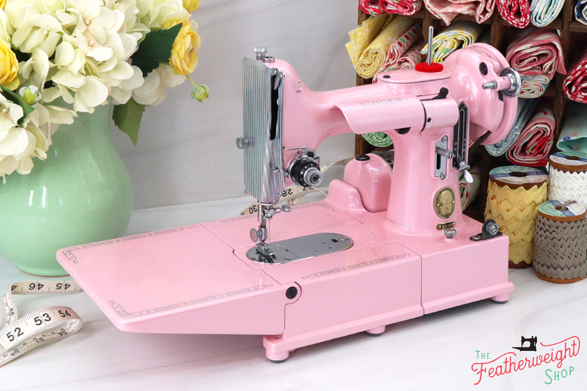 Singer Featherweight 222K - EJ6236** - Fully Restored in Pink Frosting