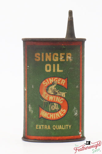 Oil Can, Extra Quality Large Logo - Singer (Vintage Original)