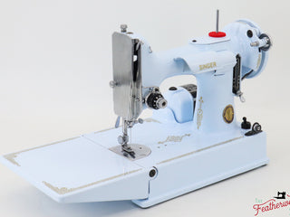 Load image into Gallery viewer, Singer Featherweight 221, Centennial - AJ365*** - Fully Restored in Cinderella Blue