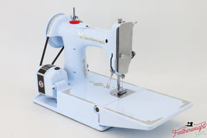 Singer Featherweight 221, Centennial - AJ365*** - Fully Restored in Cinderella Blue