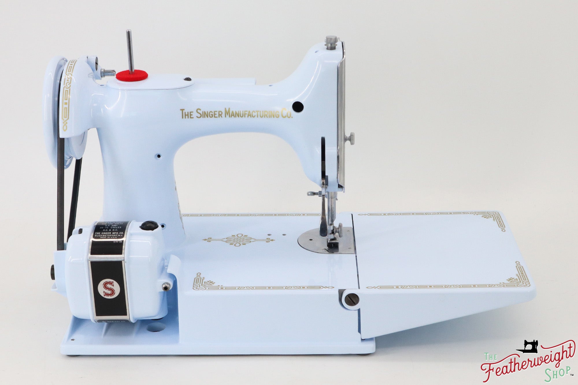 Singer Featherweight 221, Centennial - AJ365*** - Fully Restored in Cinderella Blue