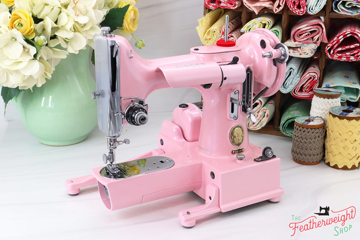 Singer Featherweight 222K - EJ6236** - Fully Restored in Pink Frosting