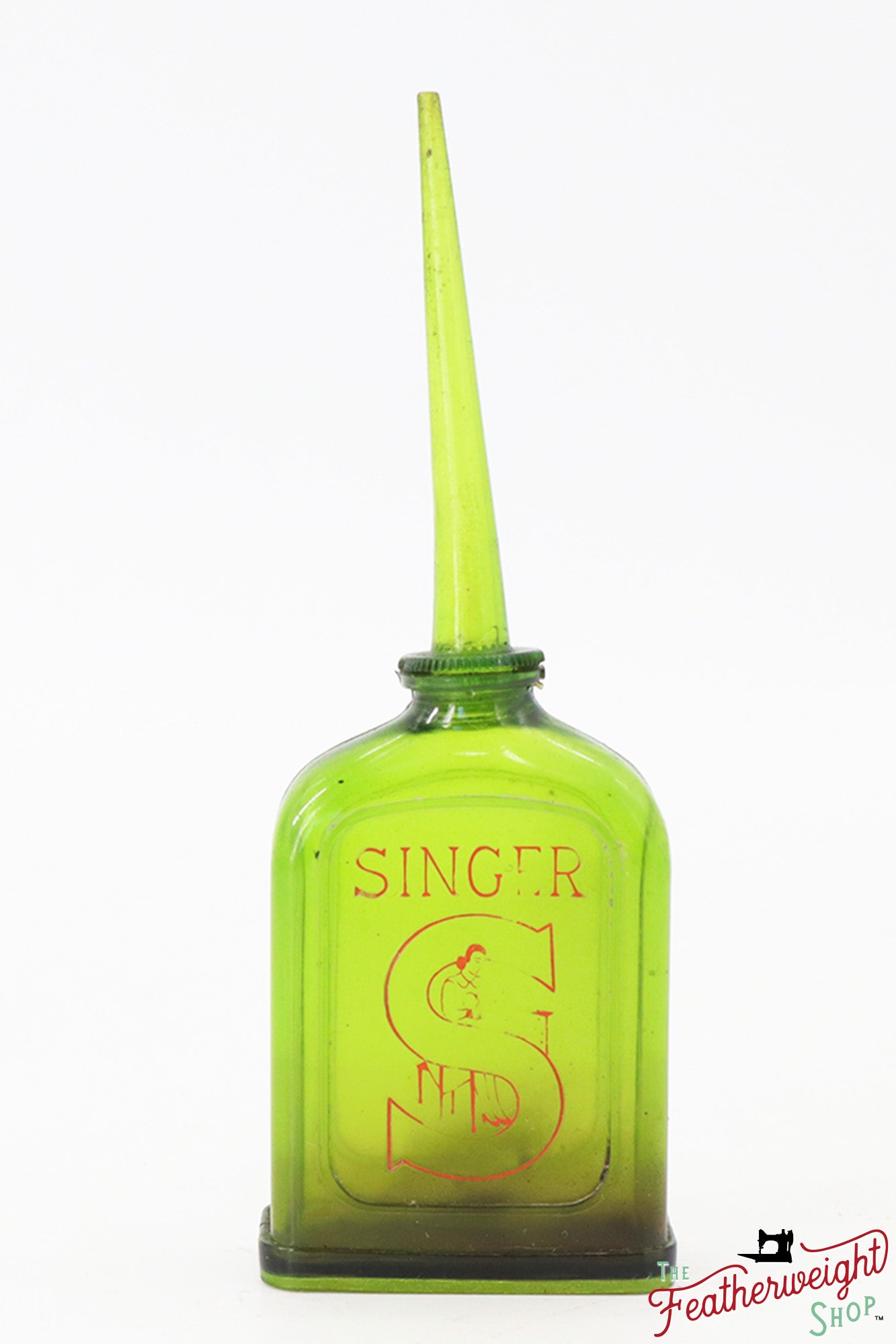 Oil Bottle - Plastic, RARE, Singer (Vintage Original)