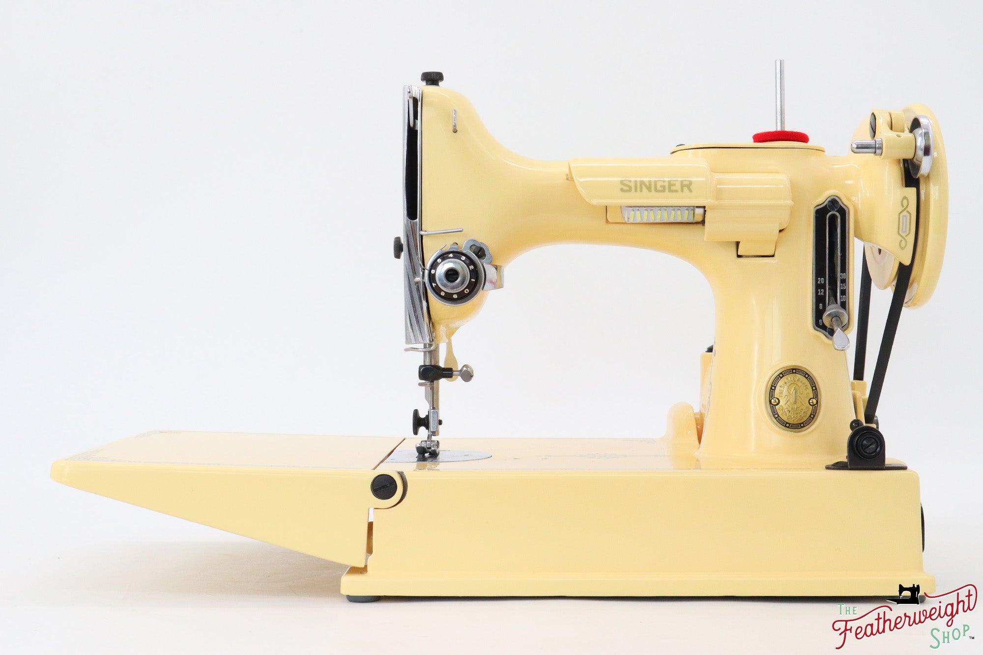 Singer Featherweight 221, AK578*** - Fully Restored in Happy Yellow