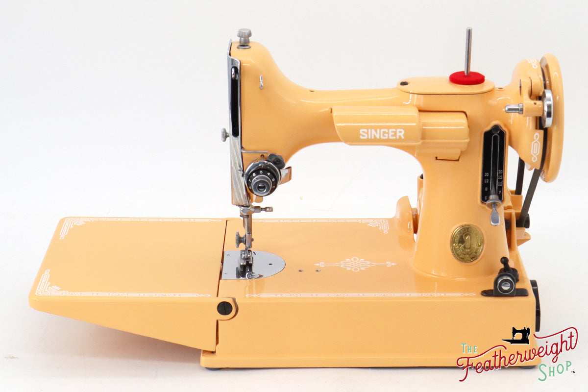 Singer Featherweight 221, AJ569*** - Fully Restored in Dreamcicle