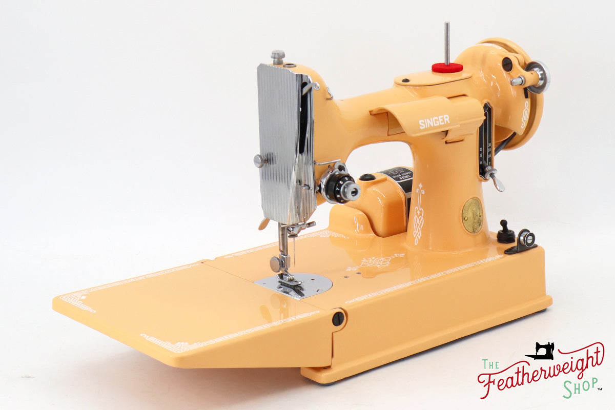 Singer Featherweight 221, AJ569*** - Fully Restored in Dreamcicle