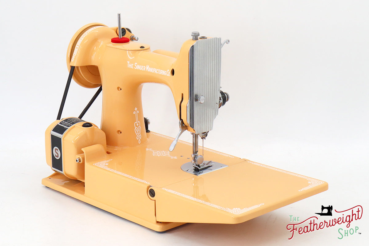 Singer Featherweight 221, AJ569*** - Fully Restored in Dreamcicle