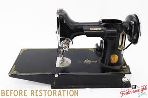 Singer Featherweight 221, "First-Run" 1933 AD54266* - Fully Restored in Gloss Black