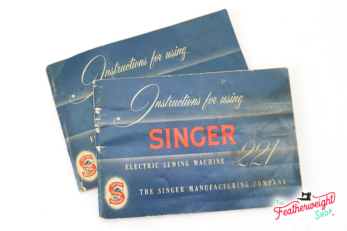 Manual, Singer Featherweight 221 (Vintage Original) - Grade B