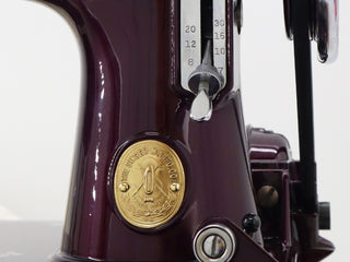 Load image into Gallery viewer, Singer Featherweight 221, AE2120** - Fully Restored in Star Garnet