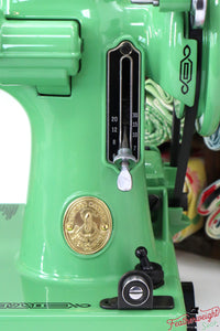 Singer Featherweight 221, AH983*** - Fully Restored in Art Deco Green