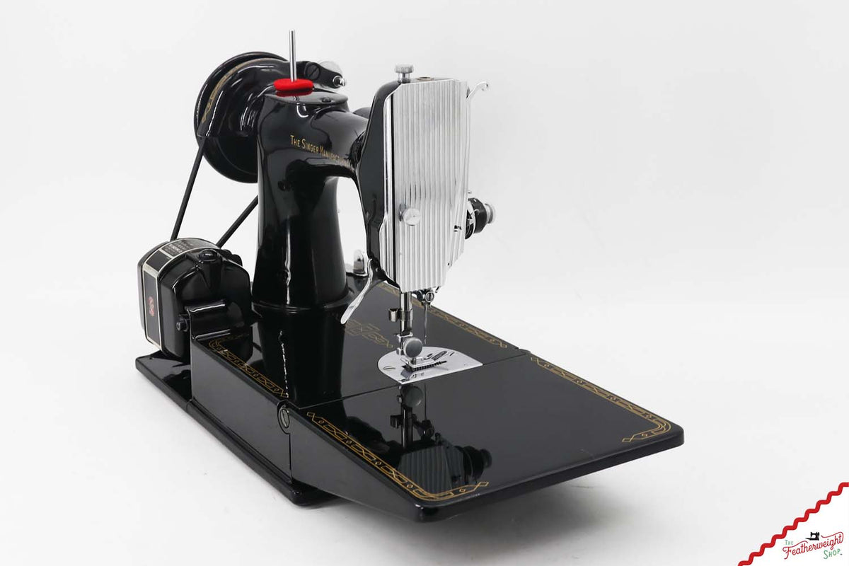 Singer Featherweight 221 Sewing Machine, AM166*** - 1955