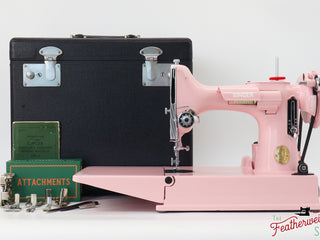 Load image into Gallery viewer, Singer Featherweight 221, AJ126*** - Fully Restored in Rosy Posy Pink