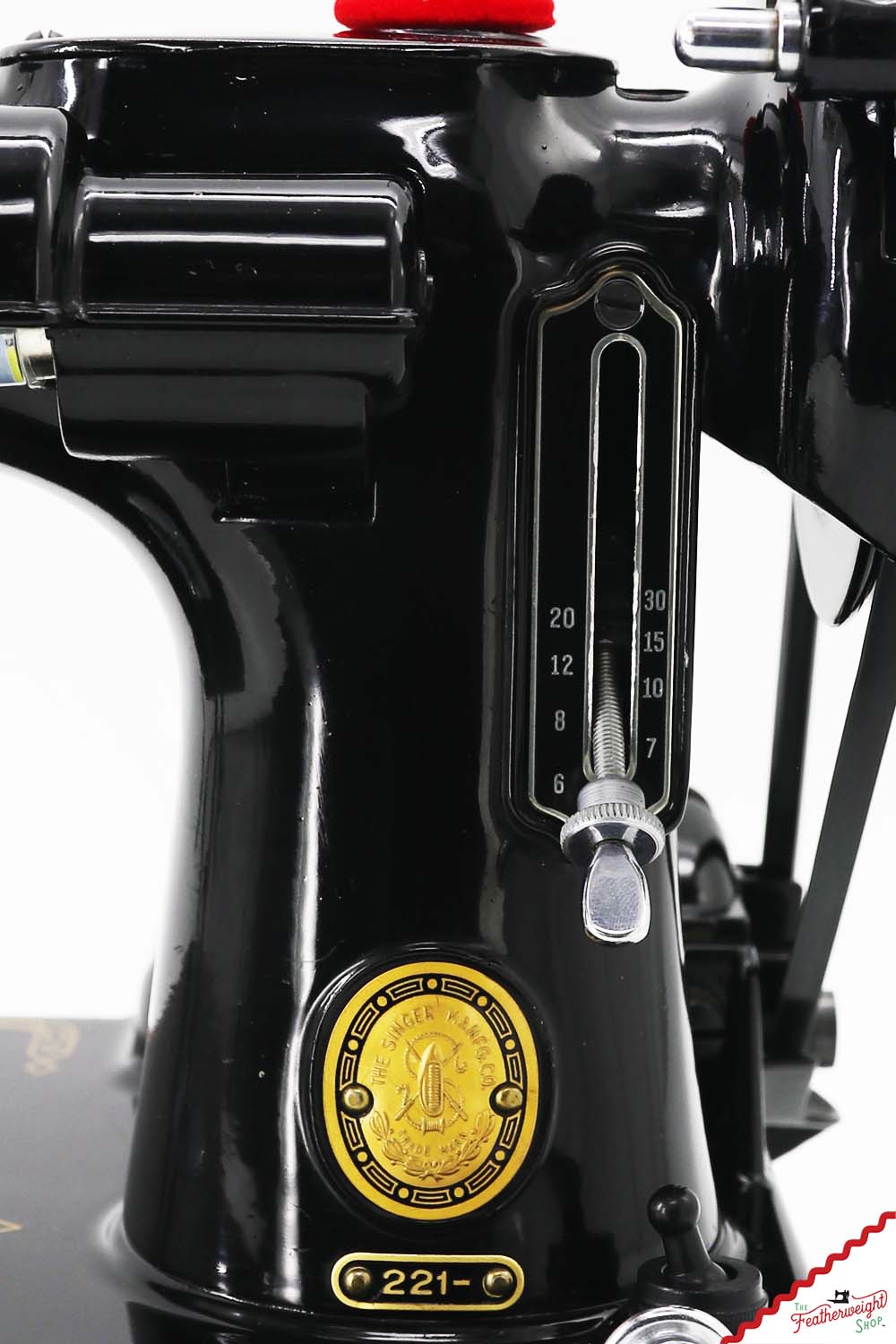 Singer Featherweight 221 Sewing Machine, AM166*** - 1955