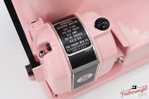 Singer Featherweight 221, AJ126*** - Fully Restored in Rosy Posy Pink