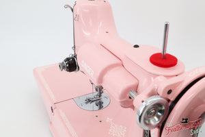 Singer Featherweight 221, AJ126*** - Fully Restored in Rosy Posy Pink