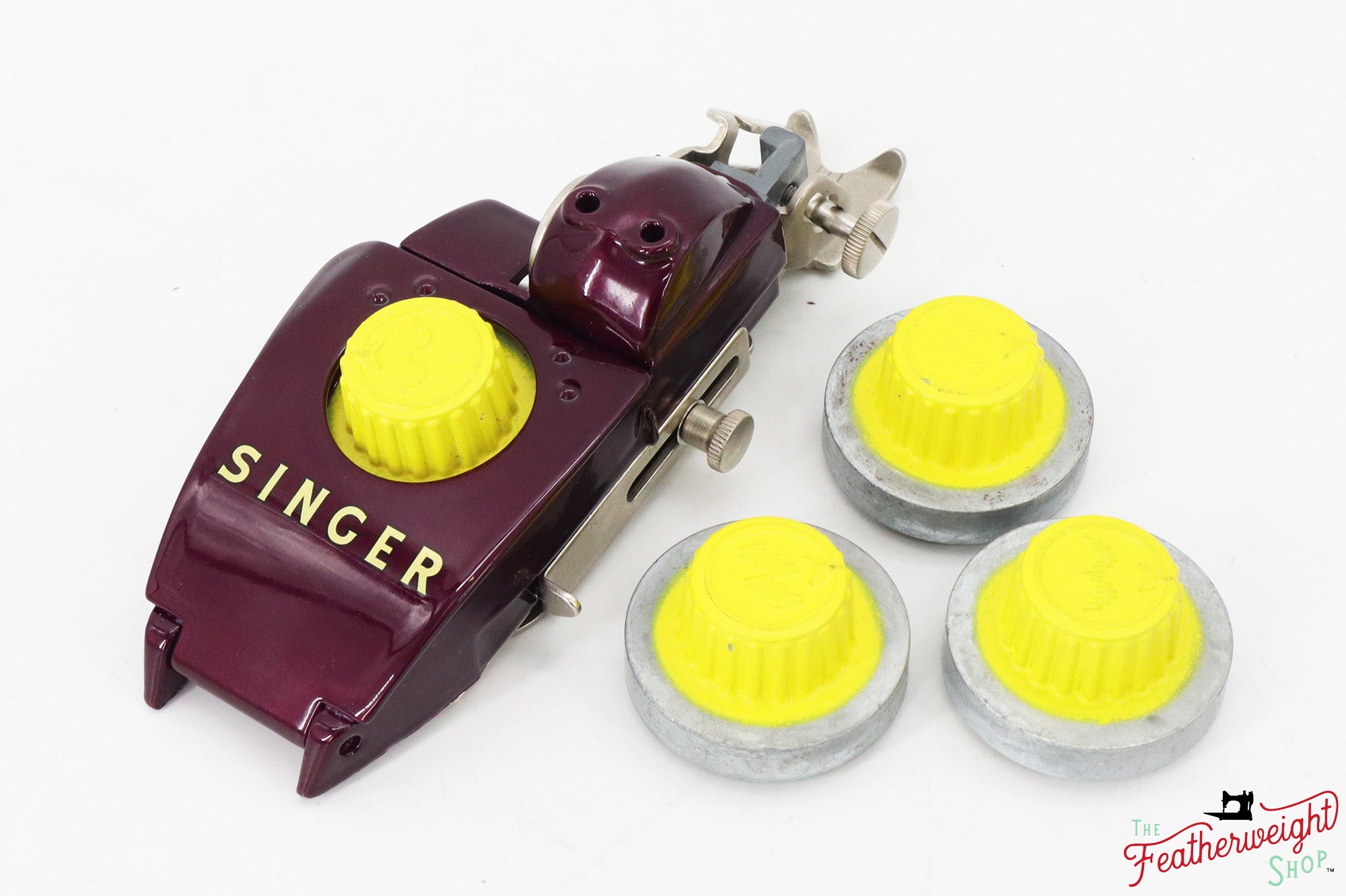 Singer Featherweight 221, AF870*** - Fully Restored in Star Garnet