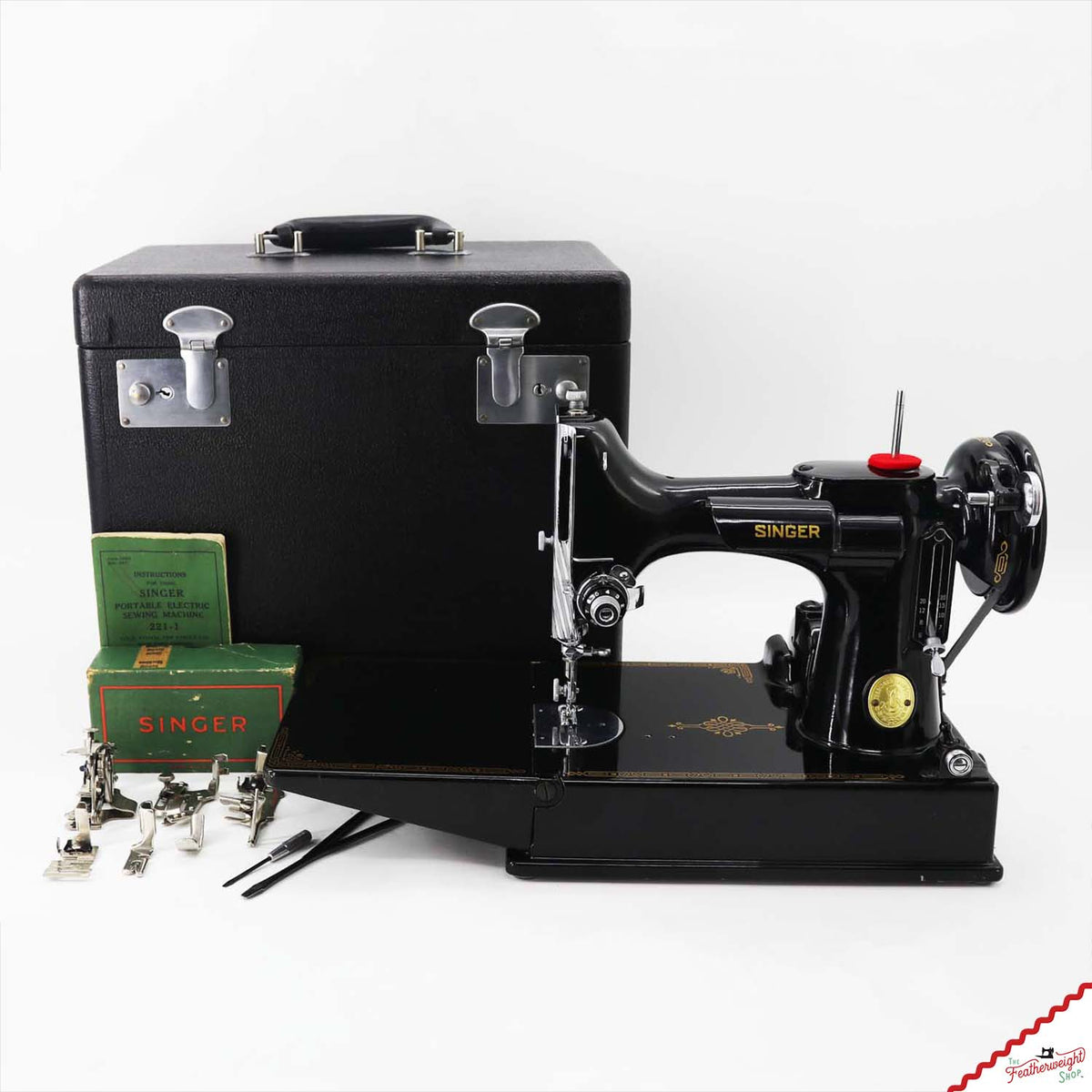 Singer Featherweight 221 Sewing Machine, AH131*** - 1947