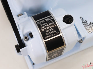 Load image into Gallery viewer, Singer Featherweight 221, AE000*** - Fully Restored in Cinderella Blue