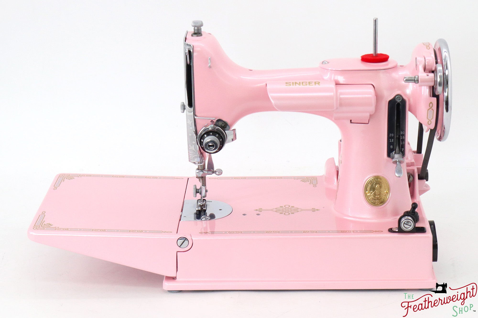 Singer Featherweight 221, AF481*** - Fully Restored in Pink Frosting