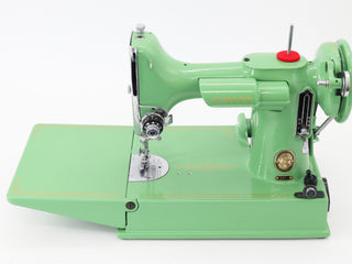 Load image into Gallery viewer, Singer Featherweight 221, AL934*** - Fully Restored in Jadeite Milky Green