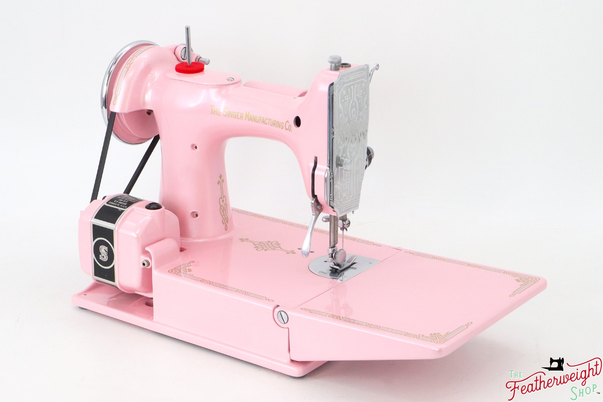 Singer Featherweight 221, AF481*** - Fully Restored in Pink Frosting