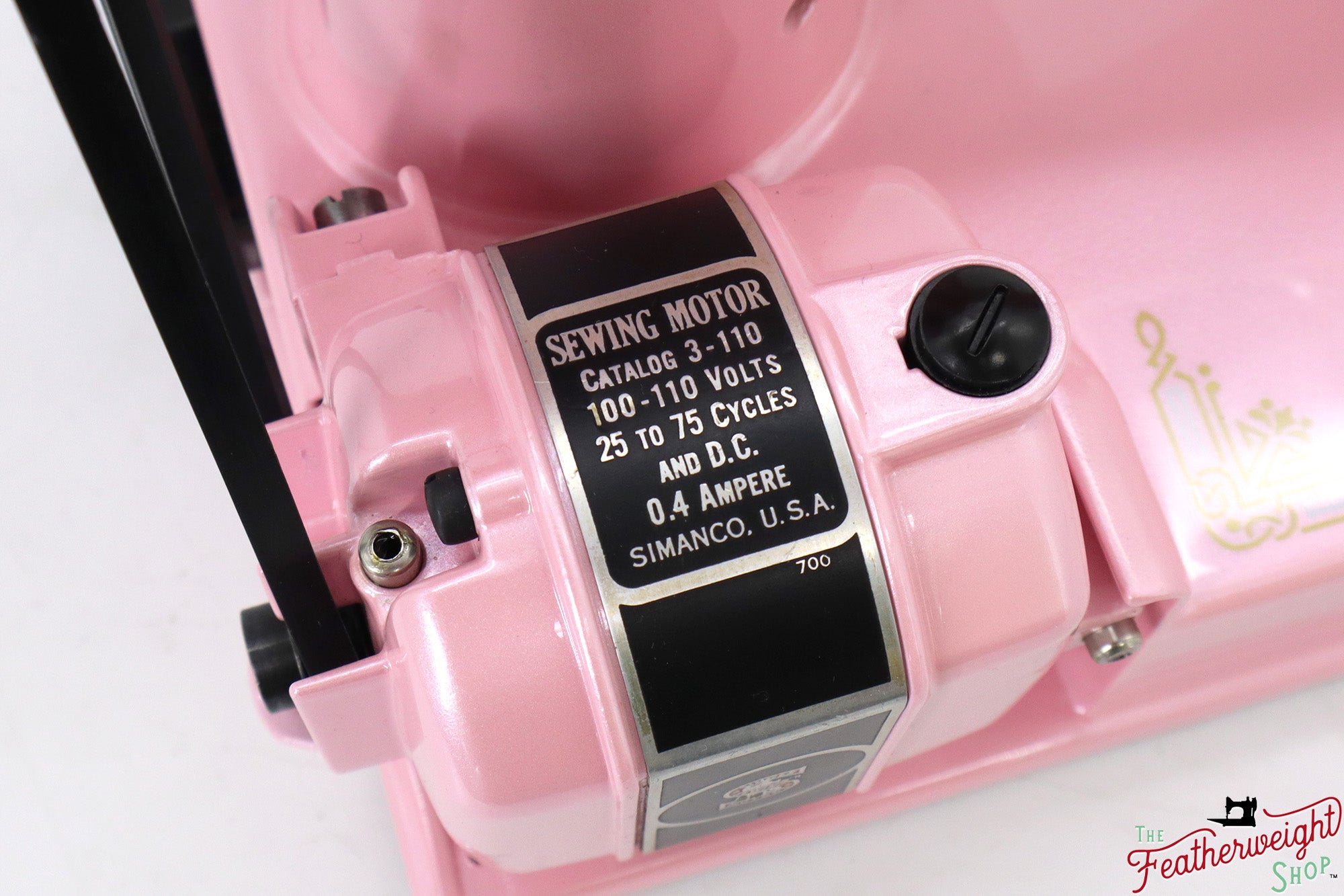 Singer Featherweight 221, AF481*** - Fully Restored in Pink Frosting