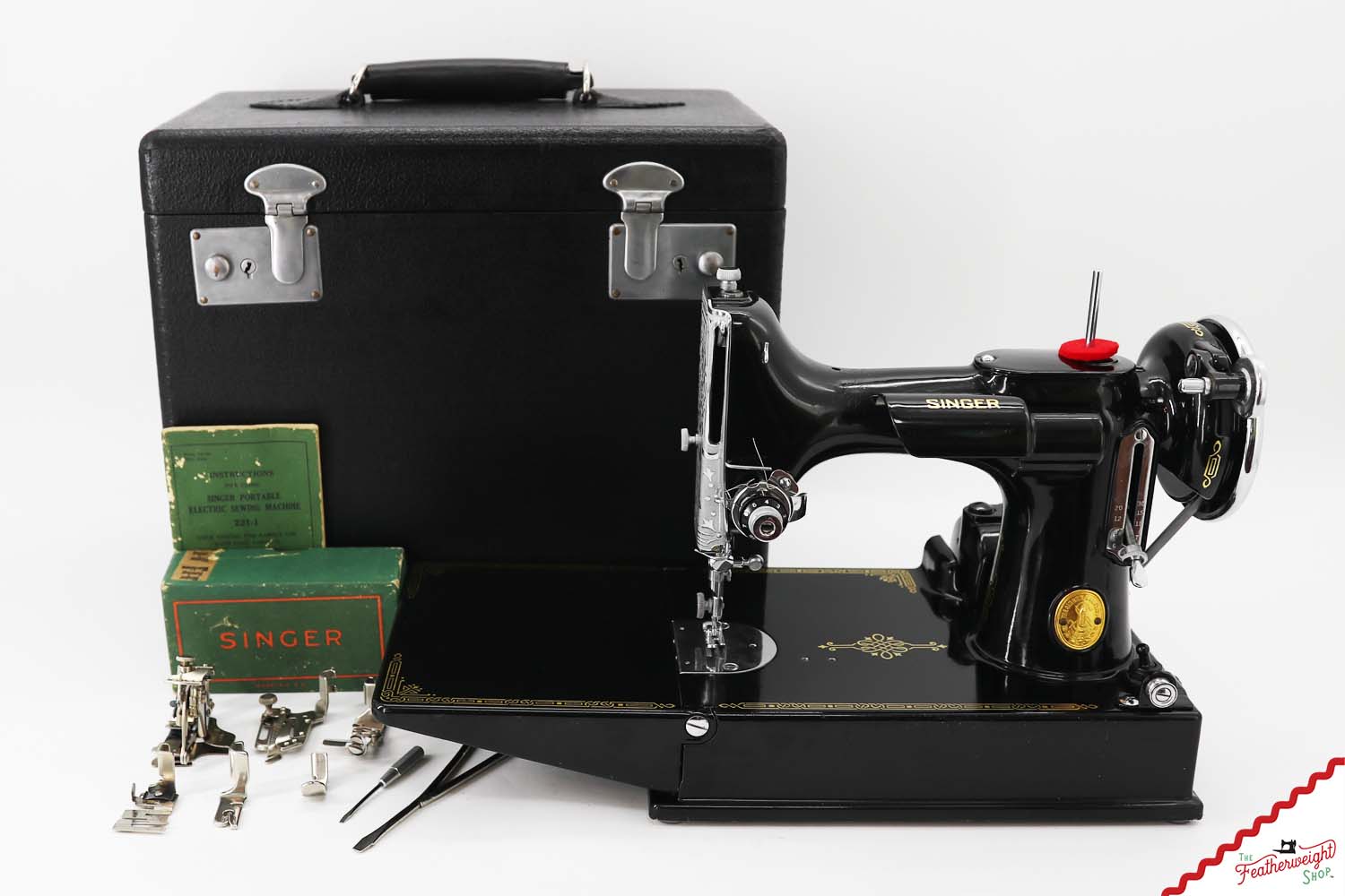 Singer Featherweight 221 Sewing Machine, AF2449** - 1939