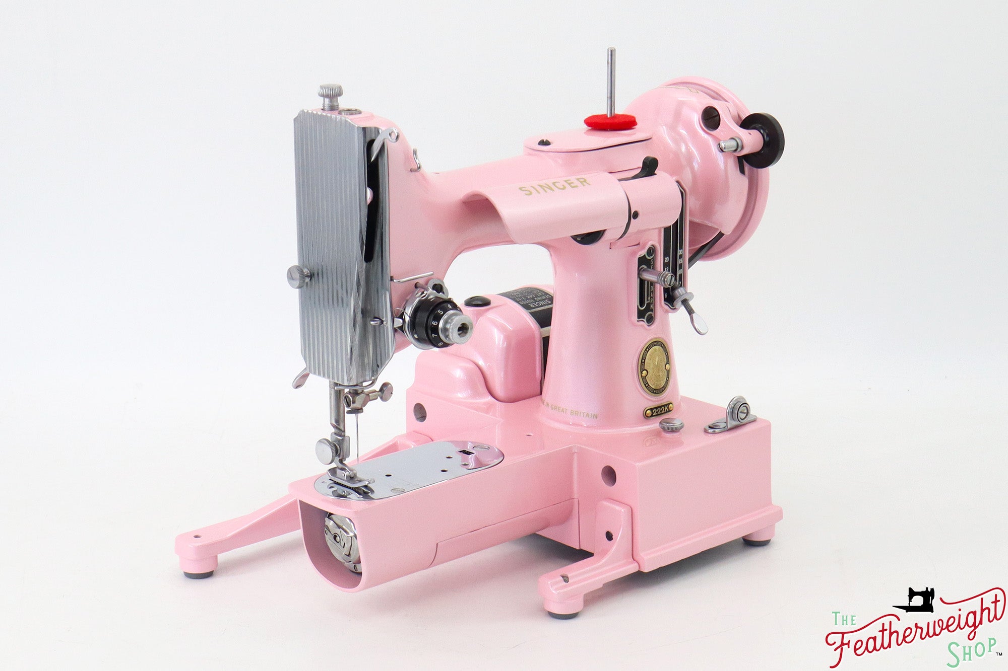 Singer Featherweight 222K - EM9594** - Fully Restored in Pink Frosting