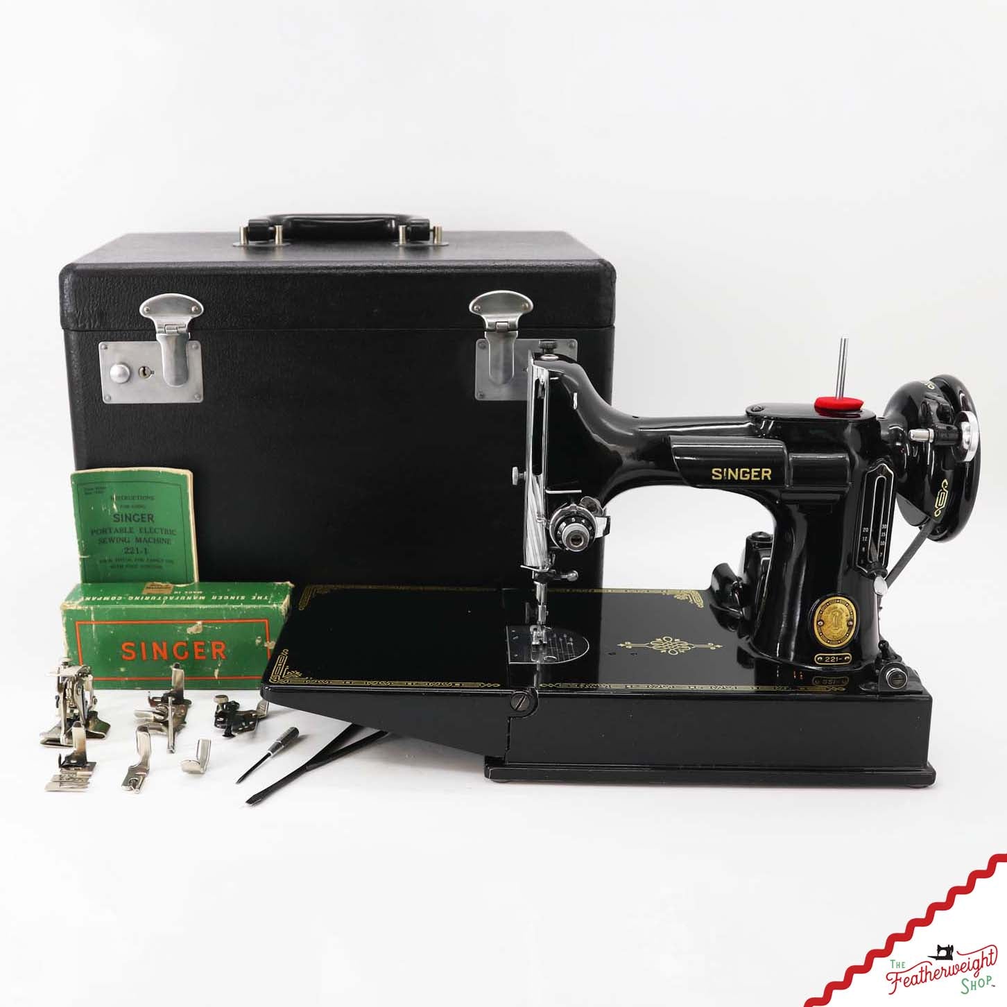 Singer Featherweight 221 Sewing Machine, AL421** - 1953