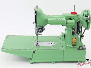 Load image into Gallery viewer, Singer Featherweight 222K - EK32603* - Fully Restored in Art Deco Green