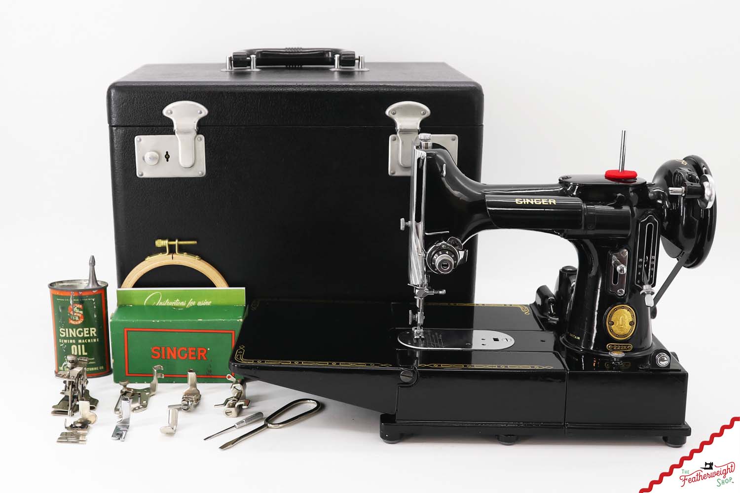 Singer Featherweight 222K Sewing Machine - EJ2697**, 1953
