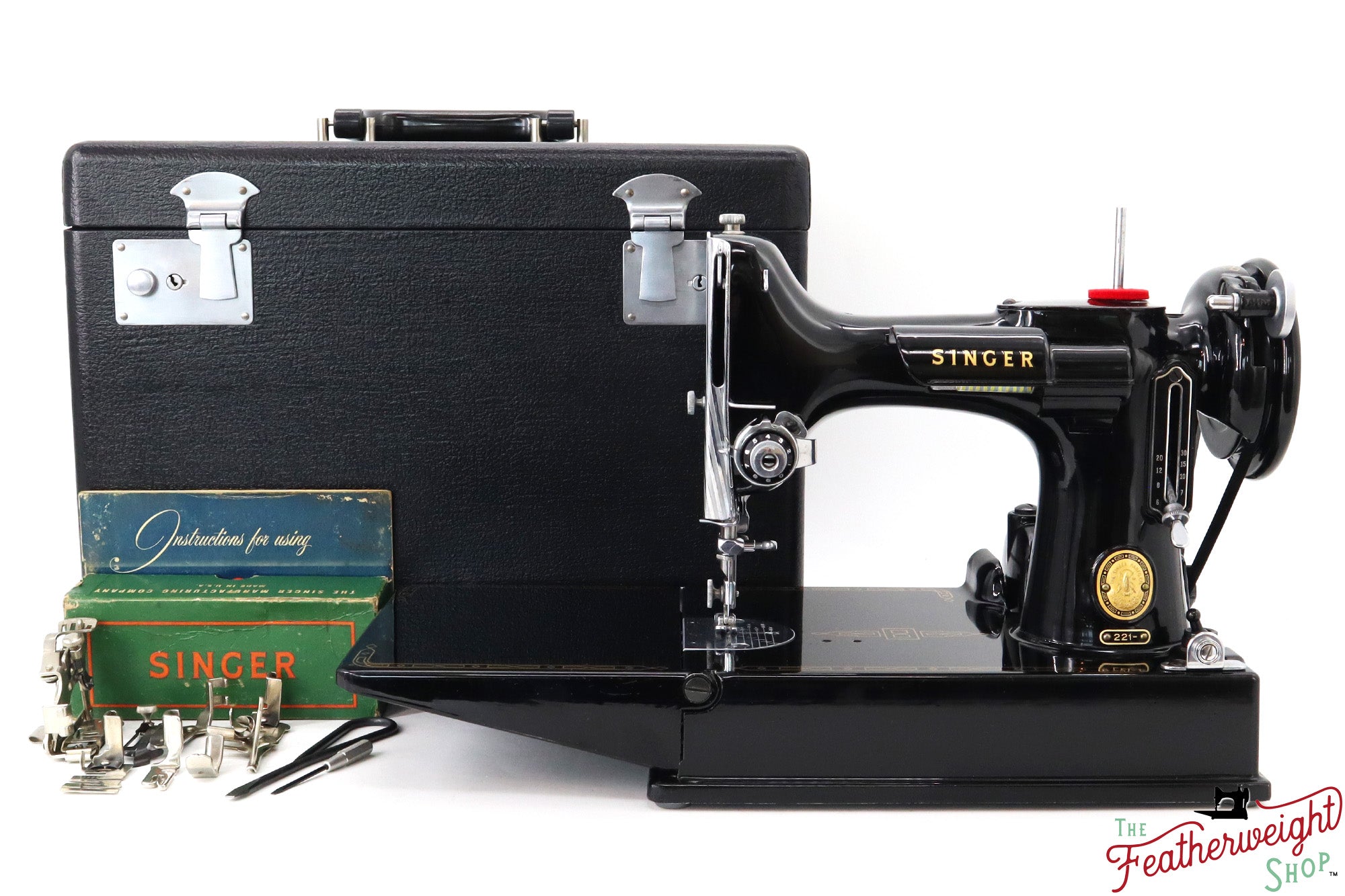 Singer Featherweight 221 Sewing Machine, AM171*** - 1955