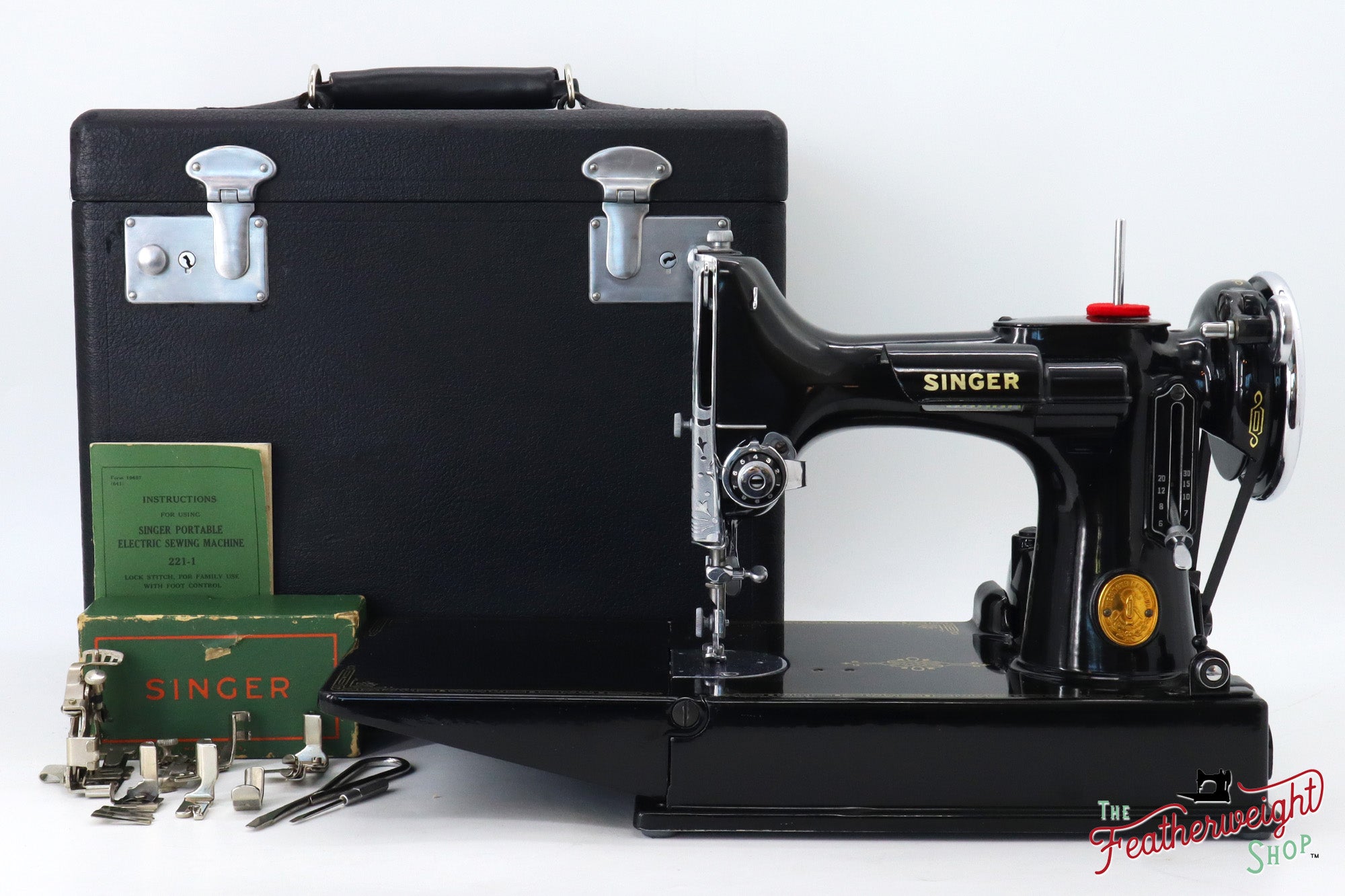 Singer Featherweight 221 Sewing Machine, AF878*** - 1941