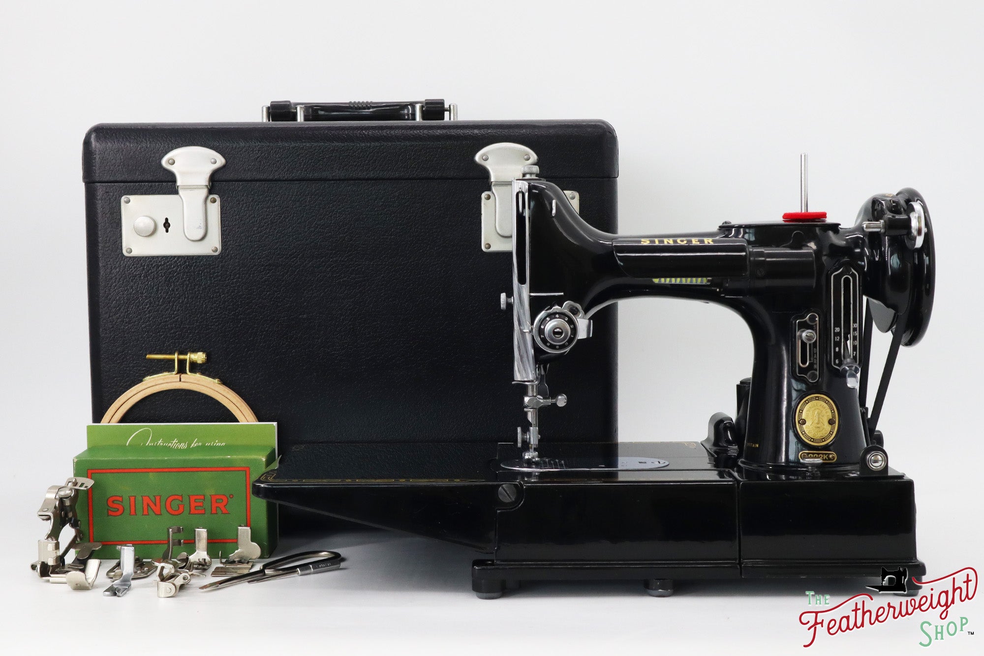 Singer Featherweight 222K Sewing Machine - EK6361**, 1955