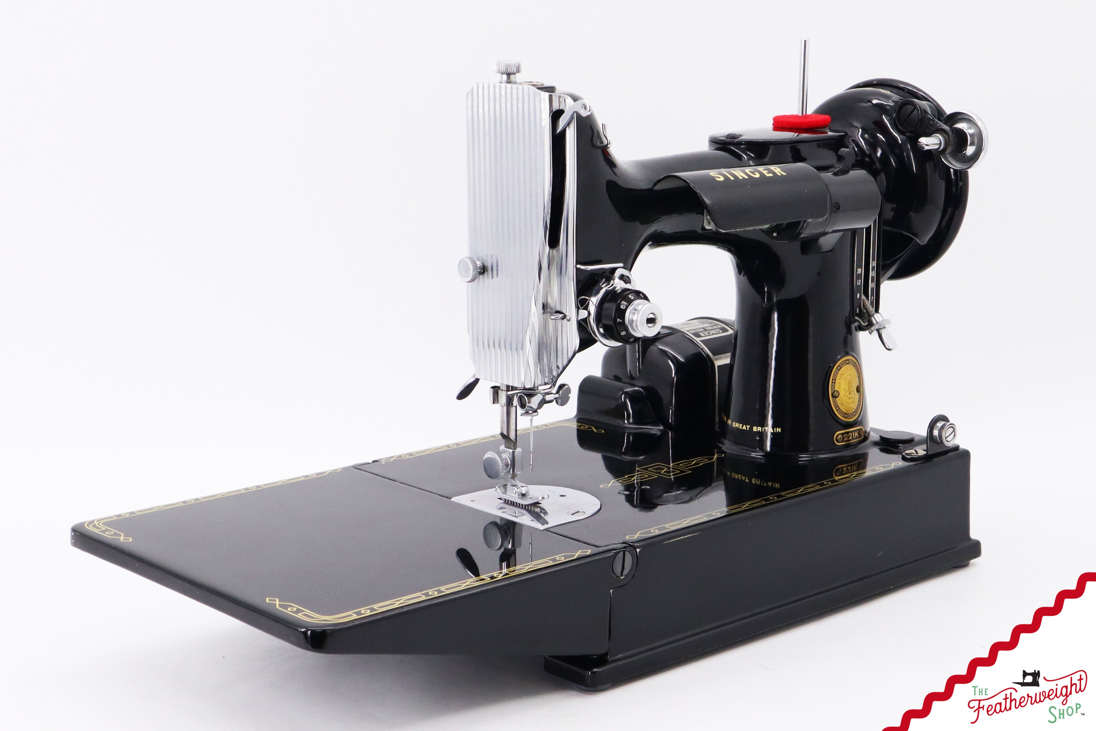 Singer Featherweight 221K Sewing Machine, 1955 - EK205***