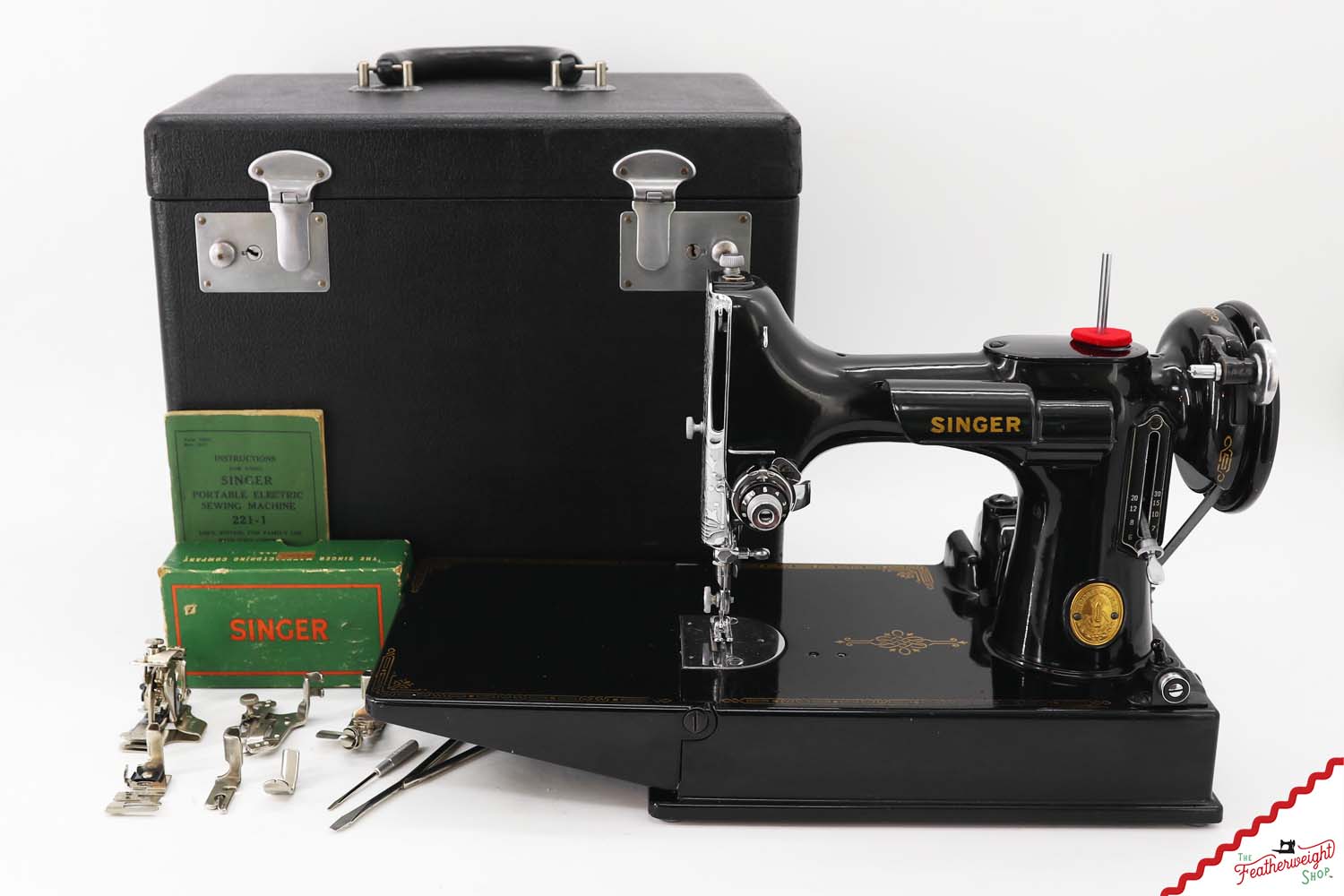 Singer Featherweight 221 Sewing Machine, AG979*** - 1947