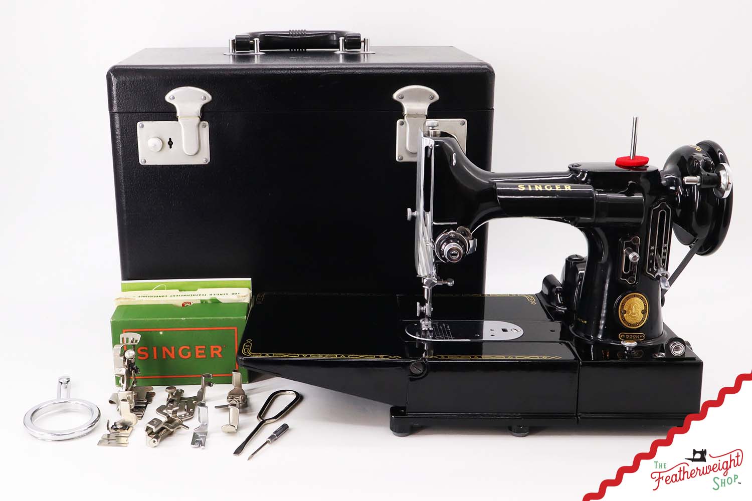 Singer Featherweight 222K Sewing Machine - EK3282**, 1955