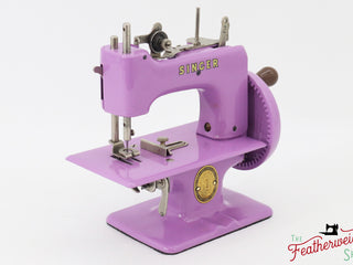 Load image into Gallery viewer, Singer Sewhandy Model 20 - Fully Restored in Lilac