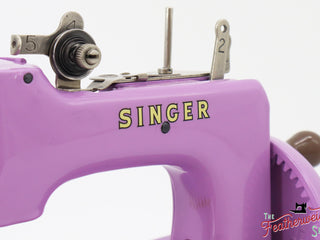 Load image into Gallery viewer, Singer Sewhandy Model 20 - Fully Restored in Lilac