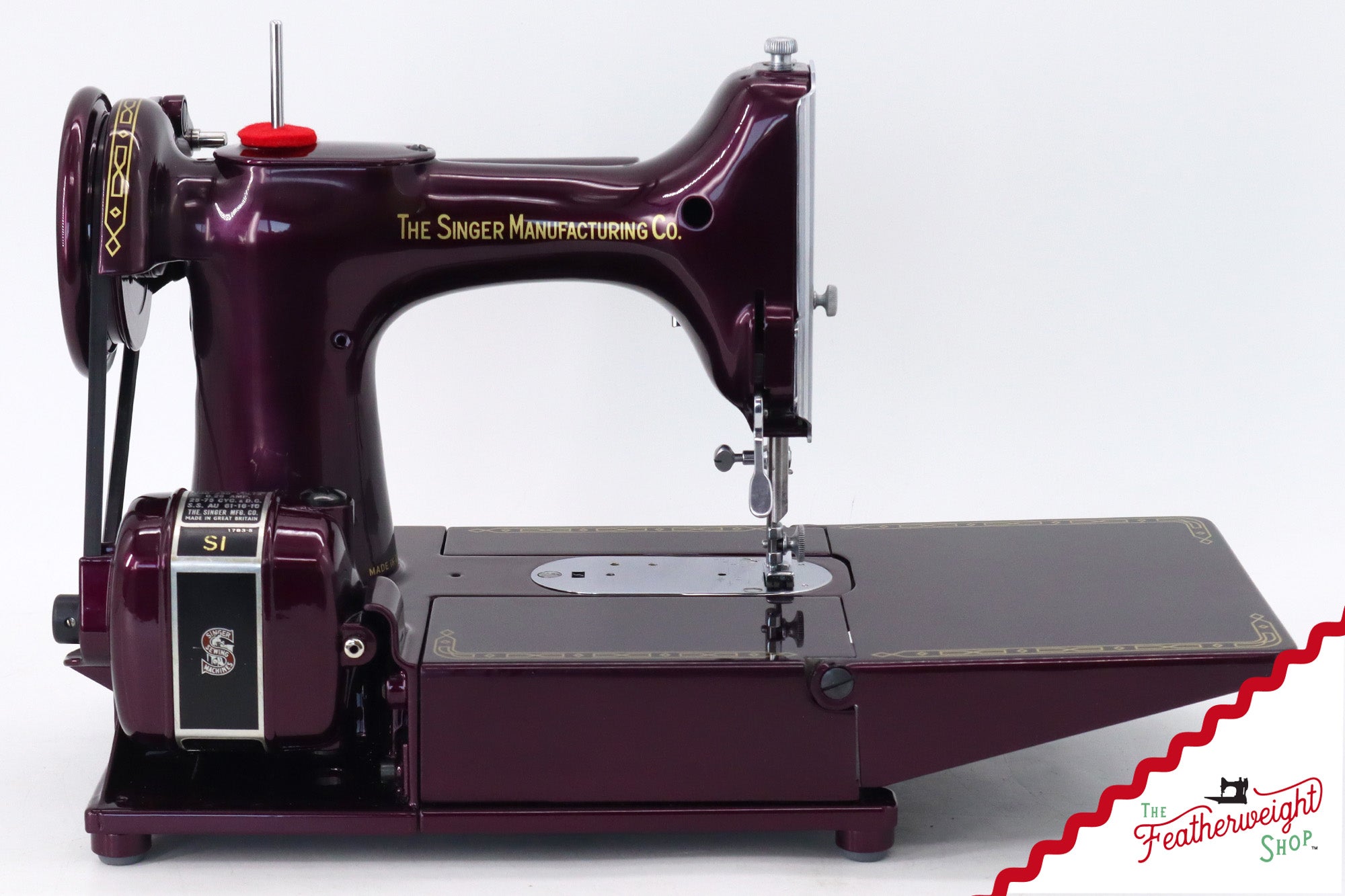 Singer Featherweight 222K - EL1842** - Fully Restored in Star Garnet